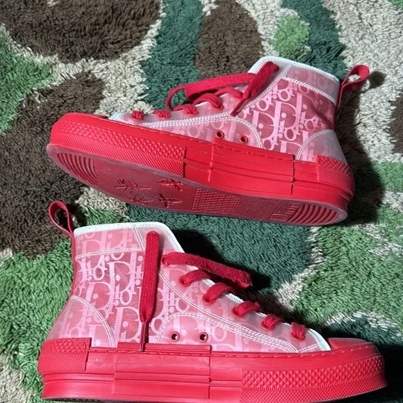 Dior Red and White Sneakers - Picture 3 of 6